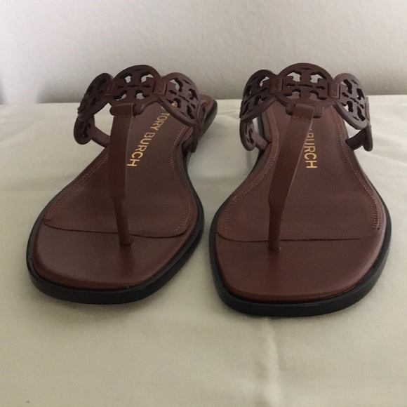 Brown Tory Burch sandals size 7 1/2 - Picture 1 of 3